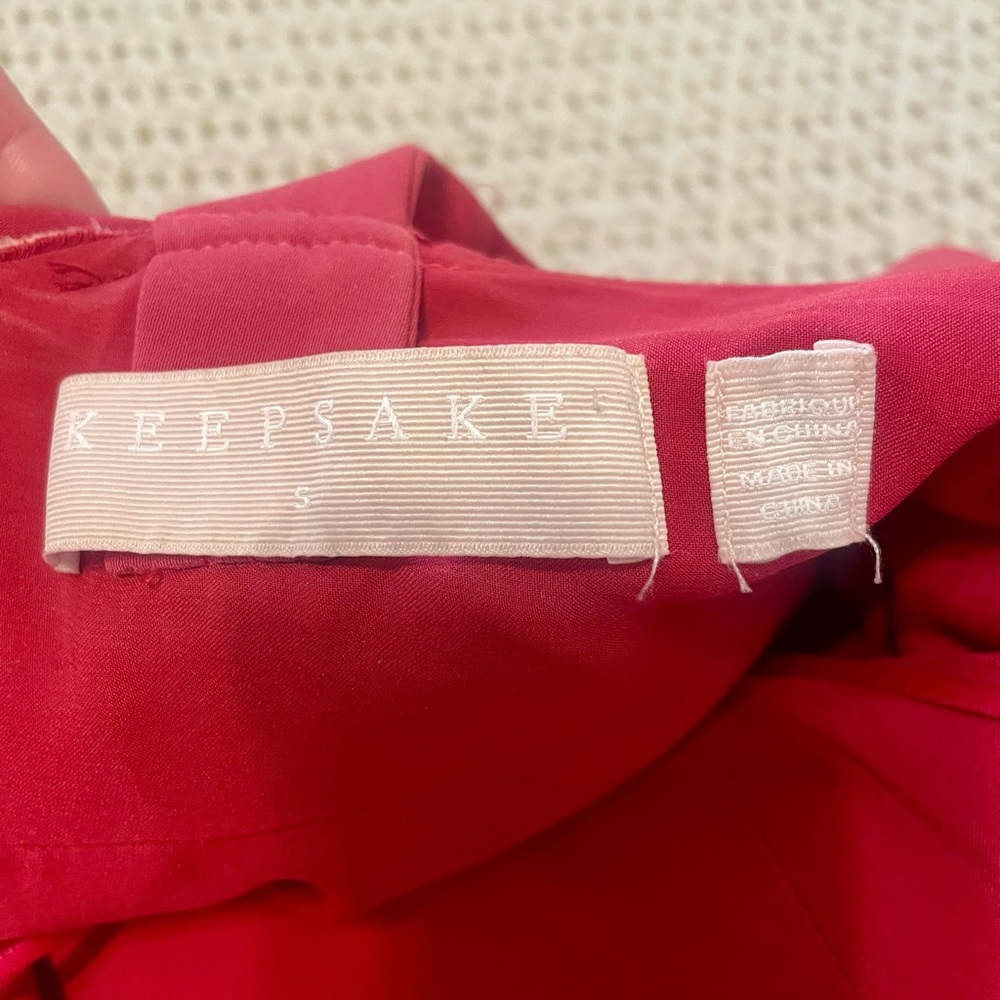 Keepsake Raspberry Pink Ruffle Sleeveless Dress - Picture 3 of 6